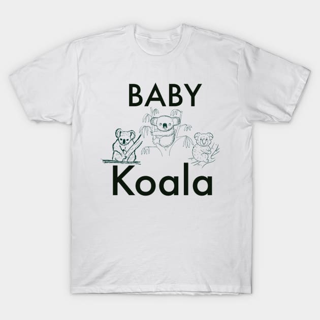 Baby Koala T-Shirt by Artistic Design